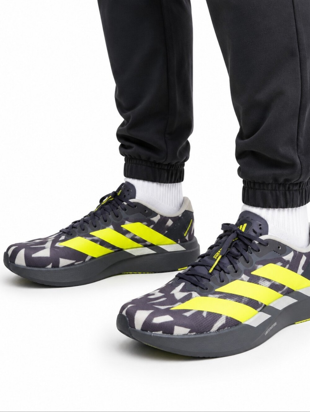 Men Adidas AMG Motorsport Adizero Evo SL Aurora Running Shoe KI7297 Size 8.5 US